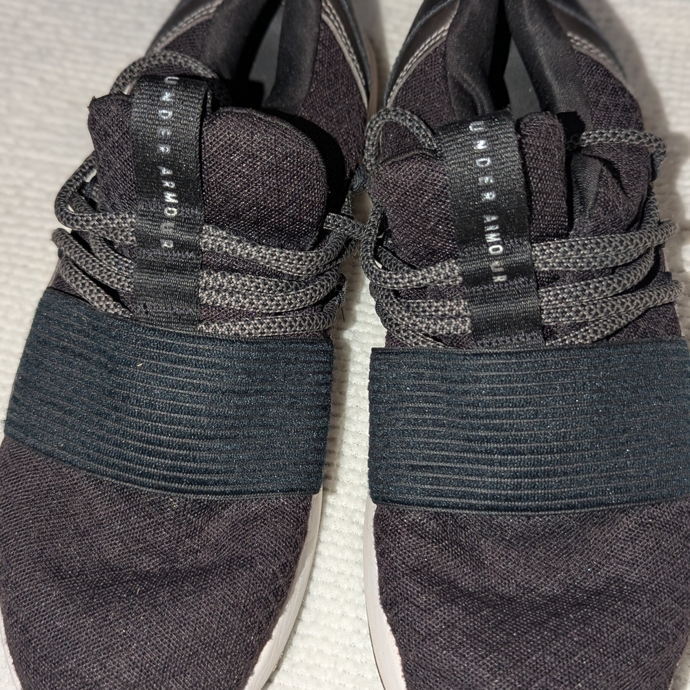 Under Armour Black Athletic Shoes with‎ Midfoot Strap
